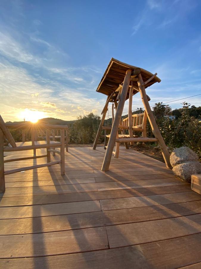 Villa de charme avec piscine à Ajaccio Alata Esterno foto