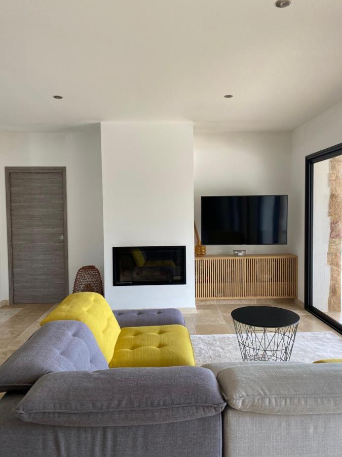 Villa de charme avec piscine à Ajaccio Alata Esterno foto